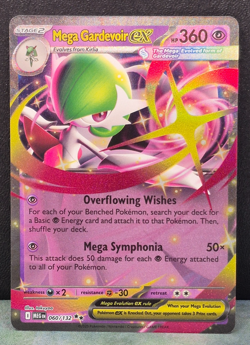 Mega Gardevoir ex Double Rare 060/132 Mega Evolution Pokemon TCG Near Mint Card - Image 1