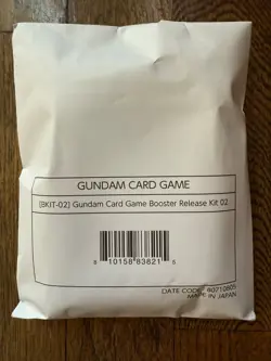 Gundam Card Game Booster Release Kit 02 SEALED ENGLISH - Image 1