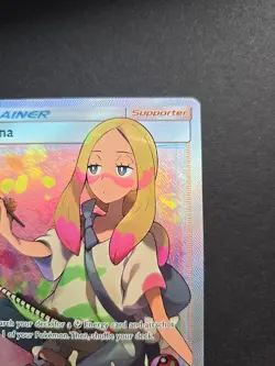 Pokemon Mina Trainer Lost Thunder Full Art Rare Card 211/214 NM - Image 3
