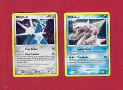 DIALGA & PALKIA #DP 26 & 27--BLACK STAR PROMO HOLO POKEMON CARDS - Image 1