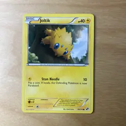 Pokemon Joltik TCG Black White Base Set Regular Common Card 44/114 NM 2011 - Image 1