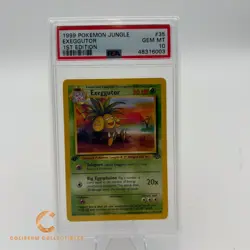 Pokemon Exeggutor 1st Edition #35 PSA 10 Graded Trading Card - Image 1