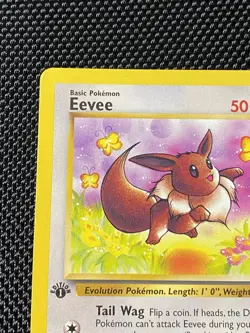 Pokemon TCG Eevee Jungle Card 51/64 Regular Common 1st Edition LP - Image 2