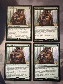 4x Pelt Collector- Guilds of Ravnica- NM- Mtg Magic Cards- Playset-Free Shipping - Image 1