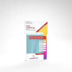 Gamegenic PRIME Mini European Board Game 50 Card Sleeves (46mm x 71mm) (New) - Image 1