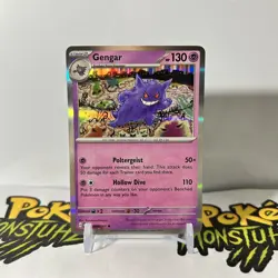 Gengar 094/165 - Holo Rare Scarlet & Violet 151 Pokemon TCG Card - NM - Image 1