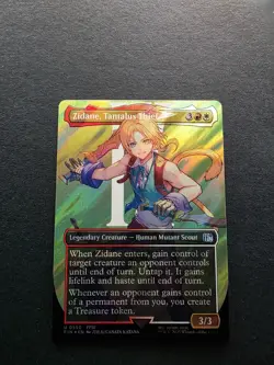 Zidane, Tantalus Thief (Borderless) (Surge Foil) -Foil Near Mint MTG - Image 1