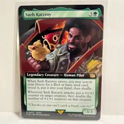 Sazh Katzroy Extended (NM Non-Foil) FIN-0472 Rare MTG Final Fantasy - Image 1