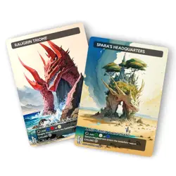 Anime Watercolor Triome Lands Bundle - Set of 10 Playtest for Magic Commander - Image 5