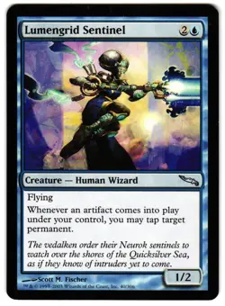 Magic_the_gathering Mirrodin Lumengrid Sentinel #40 2003,MTG,LP Uncommon - Image 1