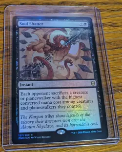 MTG Soul Shatter Zendikar Rising Foil LP X1 Magic The Gathering Rare - Image 1