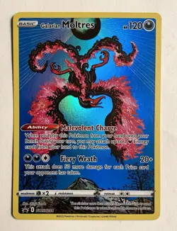 2023 Pokemon Sword & Shield Galarian Moltres Full Art Black Star Promo SWSH284 - Image 1