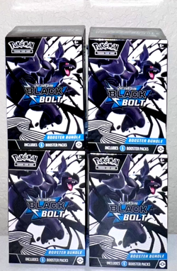 Pokemon TCG: Scarlet & Violet Black Bolt Booster Bundle Sealed Lot of 4 - Image 5