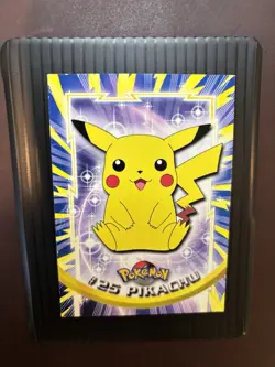 Pikachu #25 Topps Black Label TV Animation Edition Non Holo Pokemon 1999 - Image 1