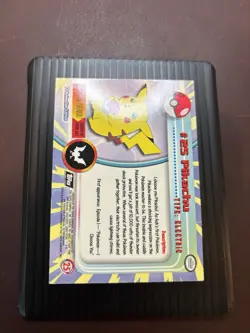 Pikachu #25 Topps Black Label TV Animation Edition Non Holo Pokemon 1999 - Image 4