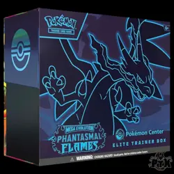 Phantasmal Flames Pokemon Center ETB/Elite Trainer Box Pokemon 2025 - Image 1