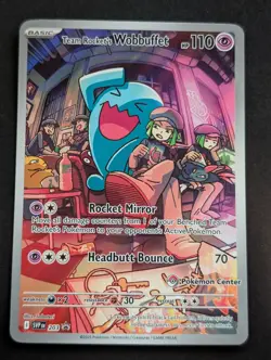 Team Rocket’s Wobbufett SVP203 Pokemon Center Stamped Promo VLP - Image 1