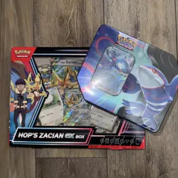 Pokemon TCG: S&V - Azure Legends Tin [Kyogre ex] Factory Sealed + Hops Zacian Ex - Image 1