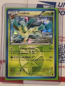 Pokemon TCG Leafeon 11/116 Cracked Ice Holo Rare - Image 1