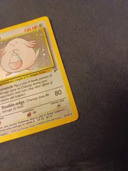 Pokemon Chansey 003/130 Base Set 2 Holo Unlimited MP - Image 2