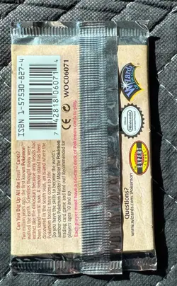 Pokemon Fossil Booster Pack *1st Edition* Lapras - Factory Sealed - Box Fresh - Image 2