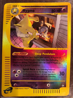 HYPNO - 16/147 Aquapolis e-Reader Reverse Holo Rare POKEMON - LP/MP - Image 1
