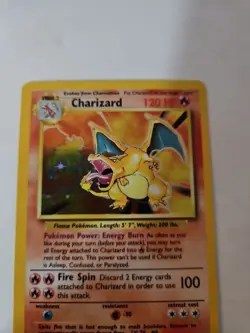 Pokemon TCG Charizard Base Set 4/102 Holo Rare Unlimited - Image 2