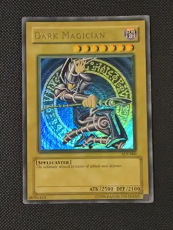Yugioh Dark Magician SDY-006 Wavy Faded Ultra Rare Unl LP - Image 1