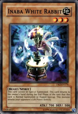 Inaba White Rabbit - DB2-EN176 - MP - YuGiOh - Image 1
