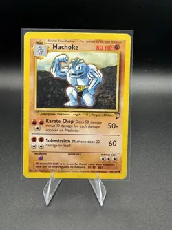 Machoke (Base Set 2) - 49/130 - MP Vintage WOTC Pokemon Card - Image 1