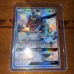 Rayquaza GX 177a/168 Hidden Fates Shiny Full Art Promo Pokemon Card NM/ M - Image 1