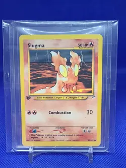 Slugma - 82/105 - 1st ED Neo Destiny Set TCG - Pokemon Card - NM - Image 1