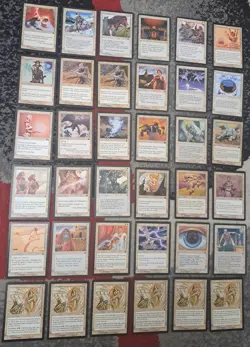 Magic The Gathering Vintage Collector's Card Lot of 36 - Image 1