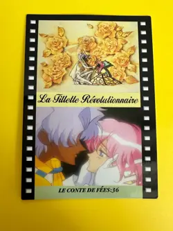 Revolutionary Girl Utena card No.36 BANDAI SEGA Rare Japanese 1997 - Image 3