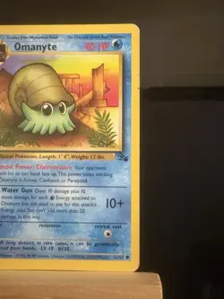 OMANYTE - 52/62 Fossil Set WotC - LP/MP - Regular Common - Pokemon TCG Card - Image 3