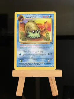 OMANYTE - 52/62 Fossil Set WotC - LP/MP - Regular Common - Pokemon TCG Card - Image 4
