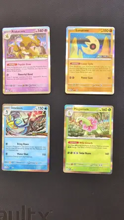clanc858 Mega Evolution Promo Prerelease All 4 Cards MEP001,002,003,004 Phantasm - Image 2