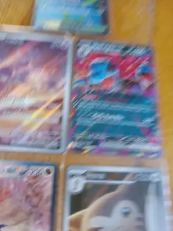 Pokemon Card Lot 5 Binder VMAX VSTAR Full Art Mesprit Furret Great Tusk - Image 5