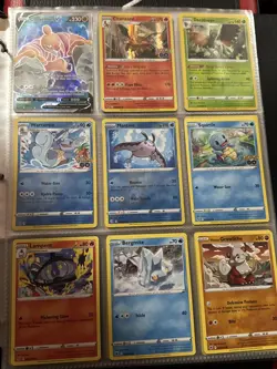 Pokemon cards 90 cards in the binder - Image 1