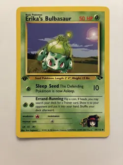 Pokemon TCG Erika's Bulbasaur Gym Challenge Card 1st Edition 39/132 - Image 1