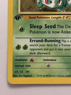 Pokemon TCG Erika's Bulbasaur Gym Challenge Card 1st Edition 39/132 - Image 4