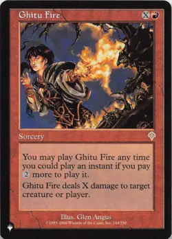Ghitu Fire R The List Reprints 144/350 - LP MTG - Image 1