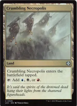 Crumbling Necropolis U Commander: The Lost Caverns of Ixalan 326 LP-NM - Image 1