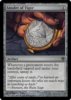 Magic MTG - Amulet of Vigor - Worldwake - MINT/NMINT - EN - Image 1