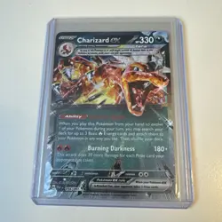 Pokemon TCG Charizard EX 054/091 SV04.5 Paldean Fates Double Rare NM Condition - Image 1