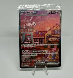 Pokemon TCG Mew ex SVP 053 Scarlet Violet 151 Black Star Promo SEALED - Image 1