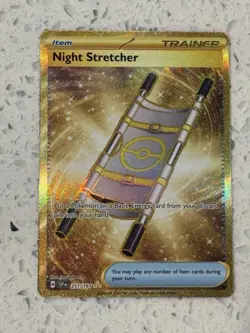 Night Stretcher 251/191 Surging Sparks Gold Hyper Rare Pokemon Card - Image 1
