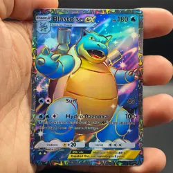 Fan Art Pokemon TCG Pocket Blastoise EX Holographic Full Art | Genetic Apex - Image 4