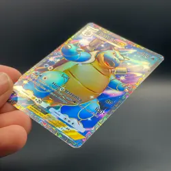 Fan Art Pokemon TCG Pocket Blastoise EX Holographic Full Art | Genetic Apex - Image 5