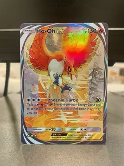 Fan Art Pokemon TCG Pocket Updated Ho-oh EX Holo Immersive Rare | Wisdom of Sea - Image 1